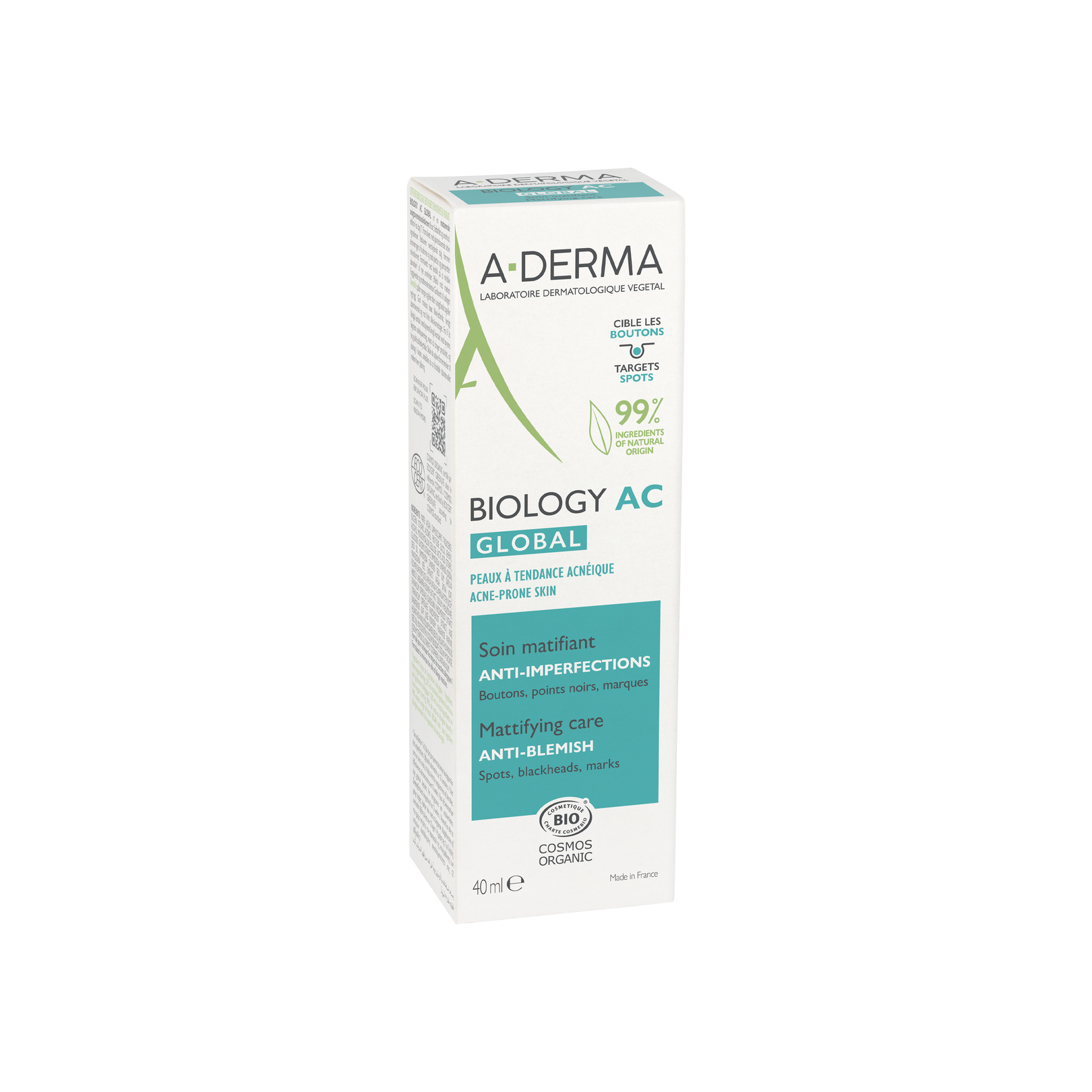 A-derma biology ac global soin matifiant anti imperfections 40ml A-derma biology ac global soin matifiant anti imperfections 40ml