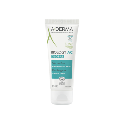 A-DERMA BIOLOGY AC GLOBAL SOIN MATIFIANT ANTI IMPERFECTIONS 40ML