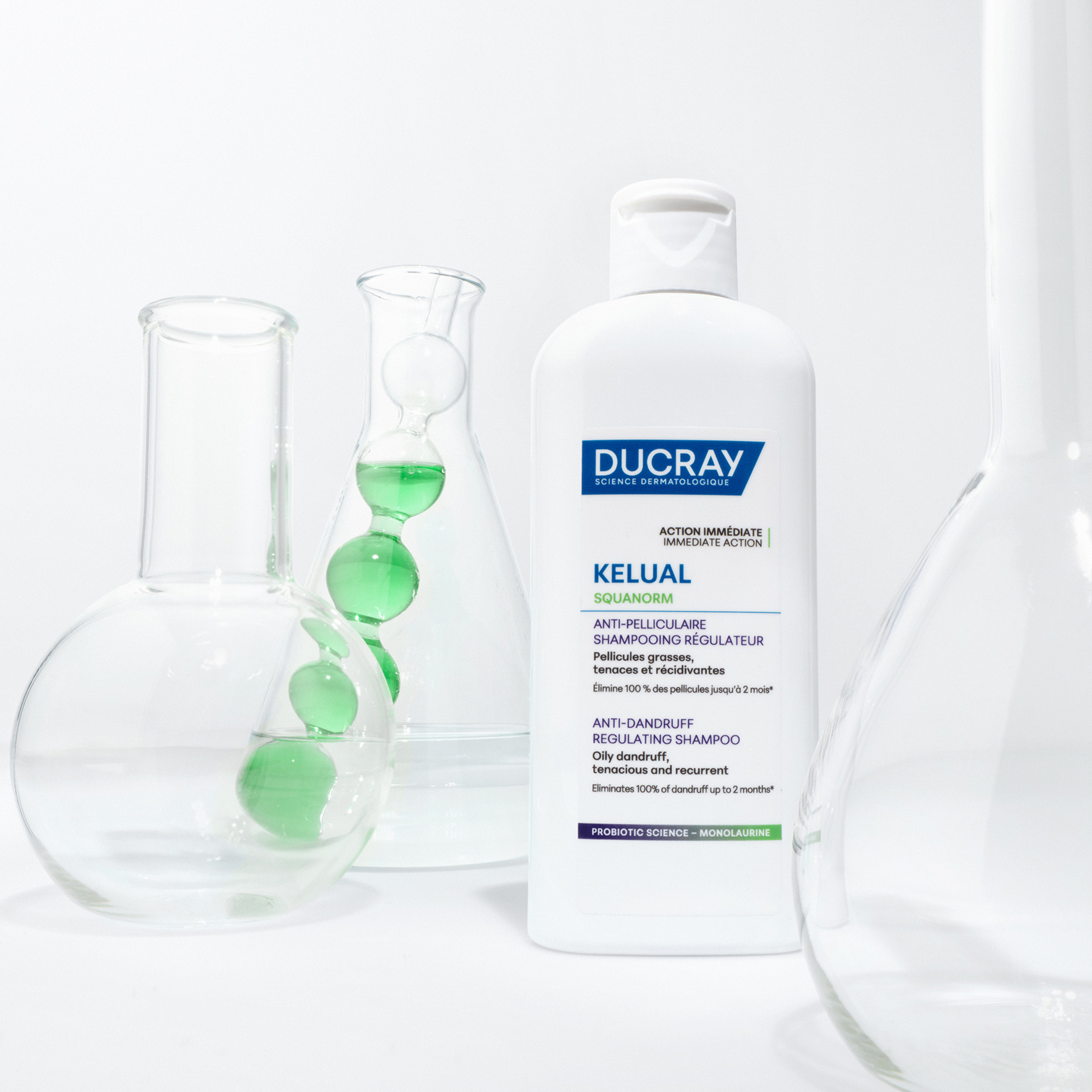 Ducray kelual squanorm shampoing traitant régulateur pellicules grasses 200ml Ducray kelual squanorm shampoing traitant régulateur pellicules grasses 200ml
