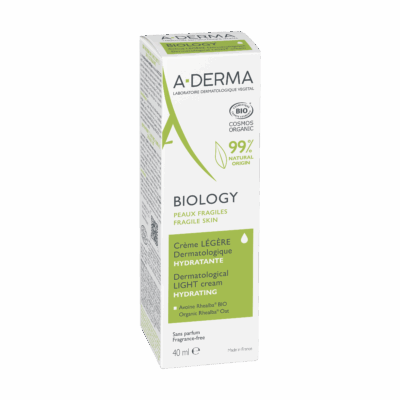A-DERMA Biology Creme Legere Hydratante Peaux Fragile 40ml