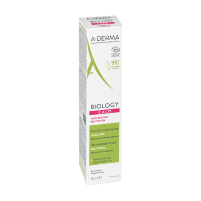 A-DERMA Biology Calm Soin Apaisant Peaux Reactives 40ml