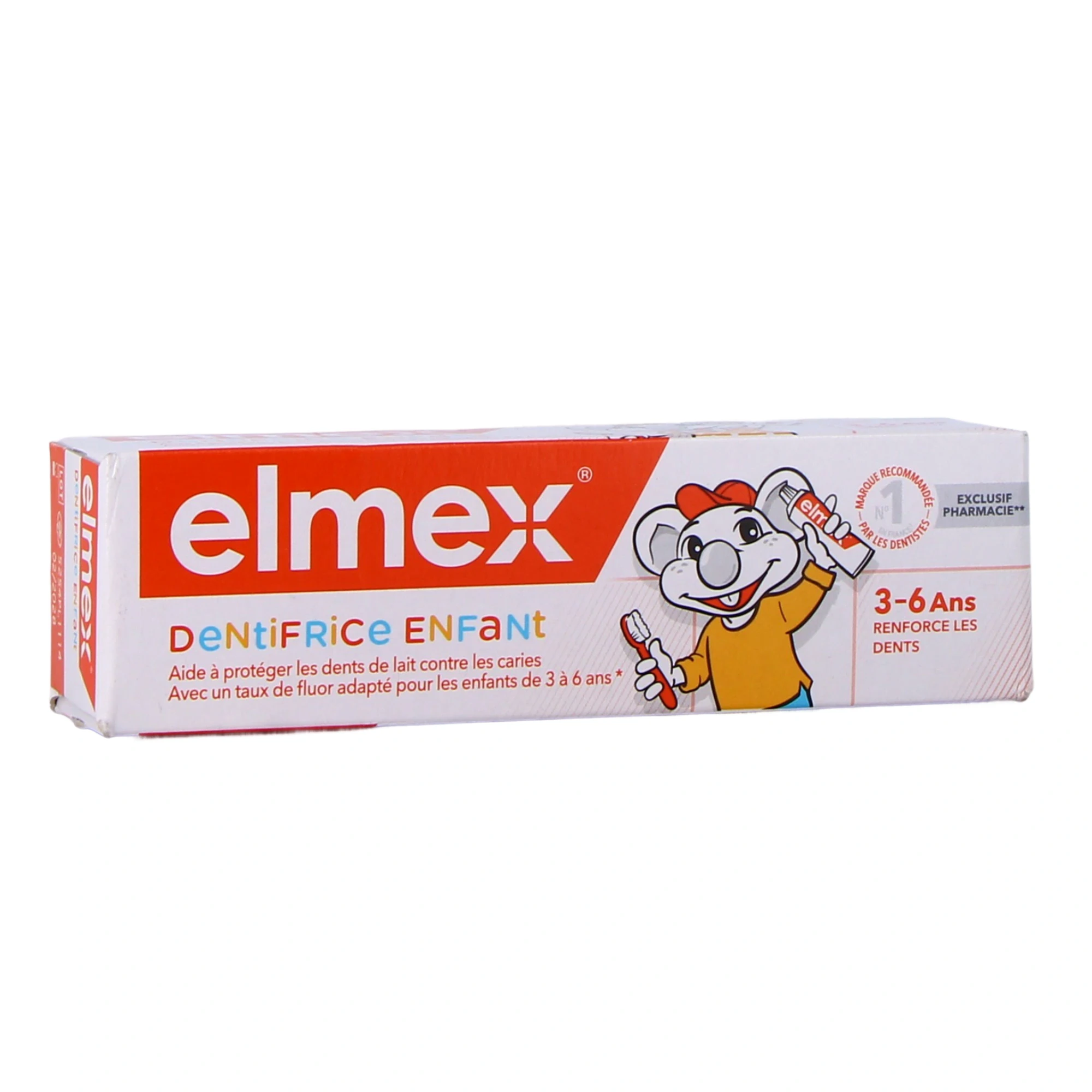 Elmex dentifrice enfant 3-6 ans 50ml Elmex dentifrice enfant 3-6 ans 50ml