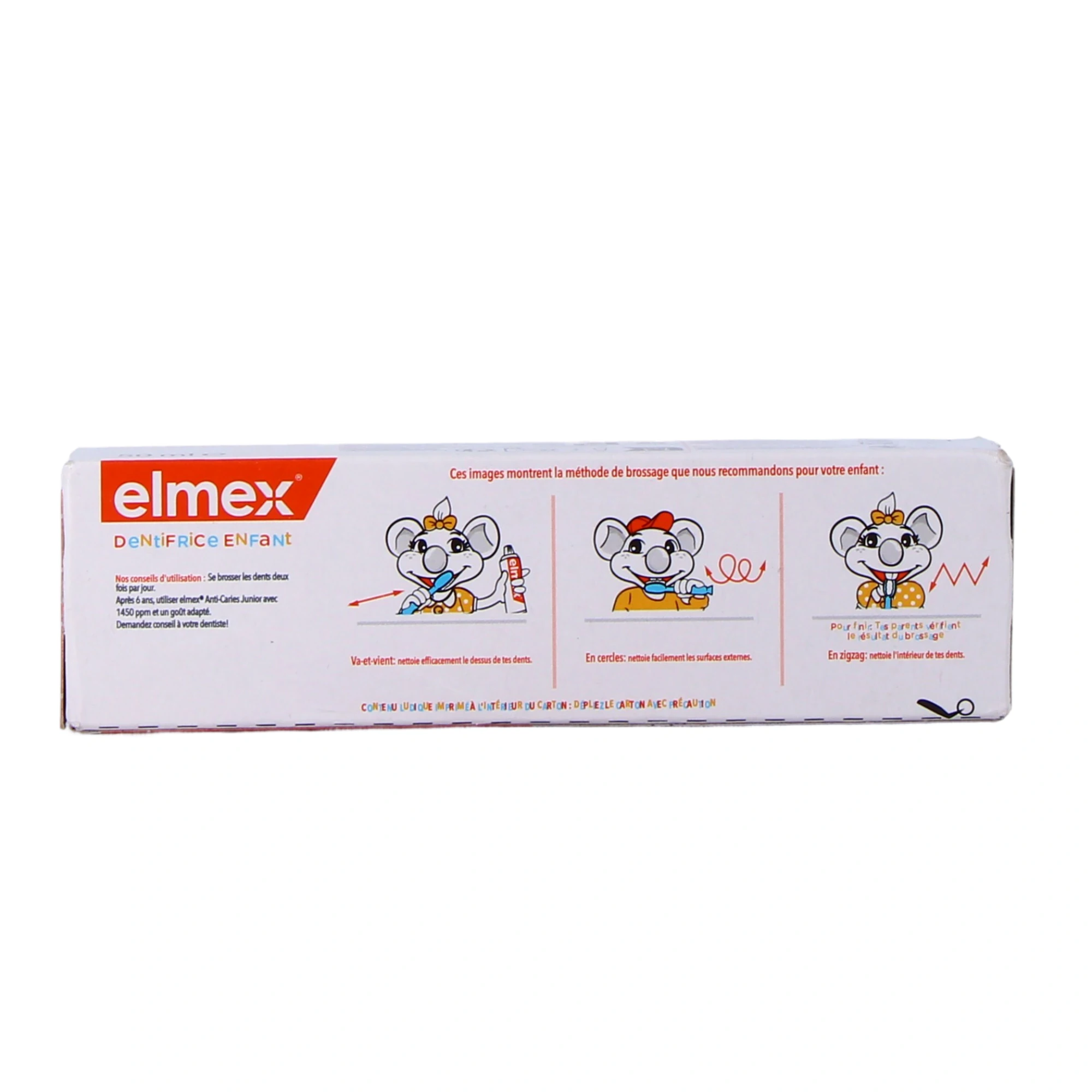 Elmex dentifrice enfant 3-6 ans 50ml Elmex dentifrice enfant 3-6 ans 50ml